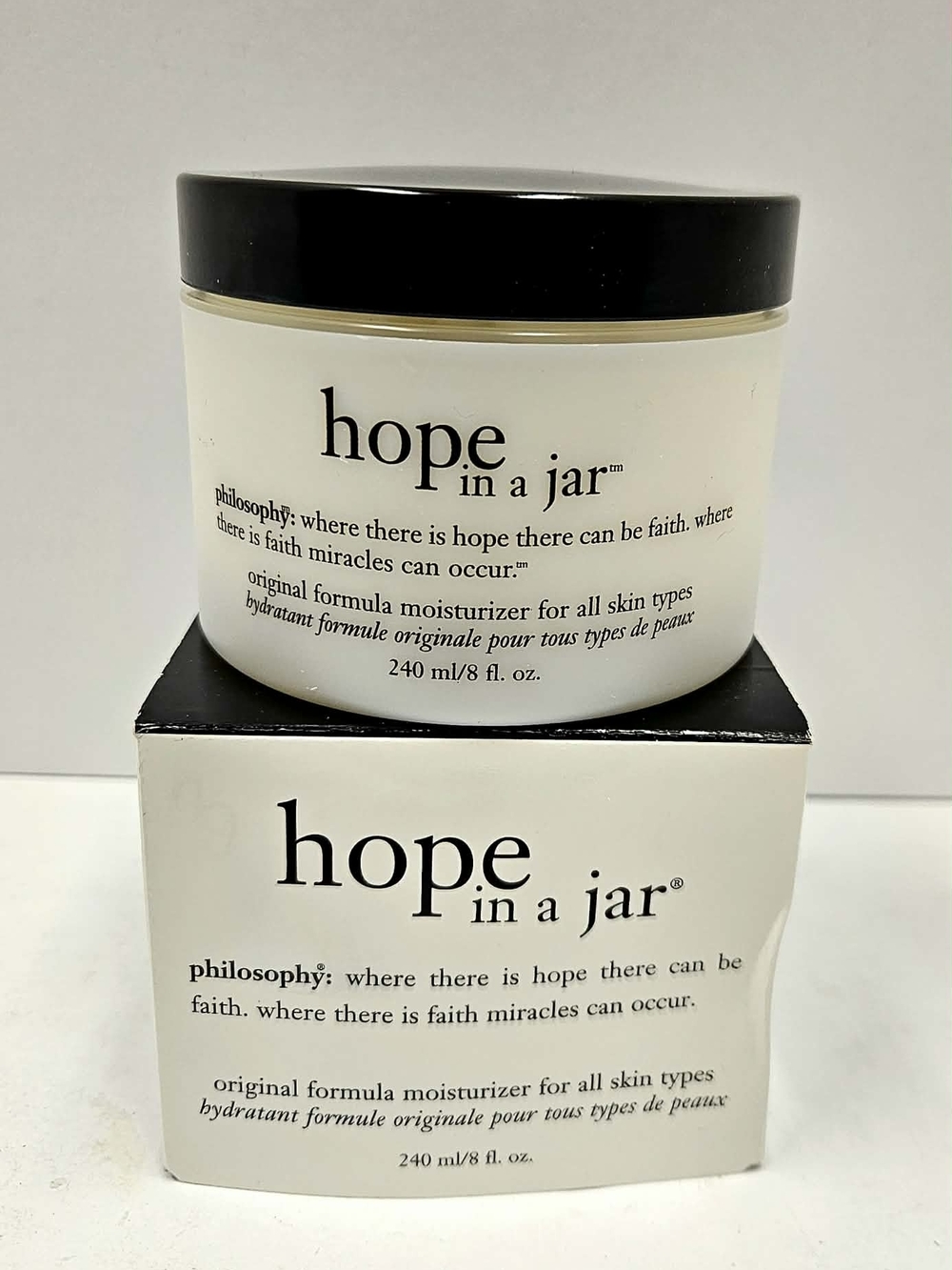 Philosophy hope in a jar Moisturizer - White & Black